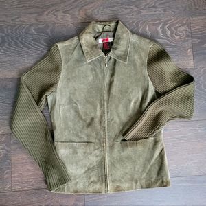 Vintage 90's/Y2K Suede Leather Jacket